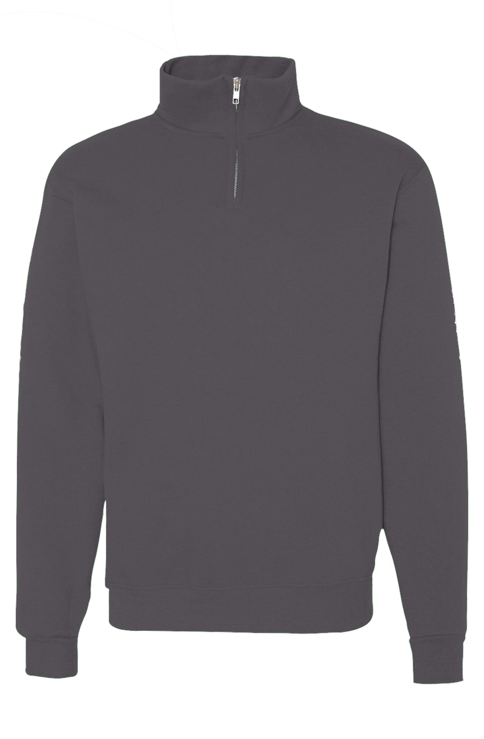 Cadet Collar Quarter-Zip Sweatshirt